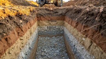 Разработка грунта под колодец