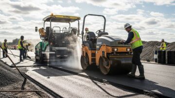 Строительство асфальтового покрытия