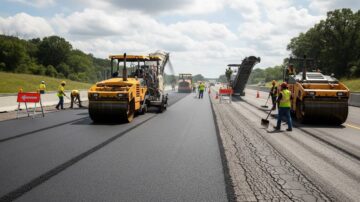 Благоустройство дорожного покрытия