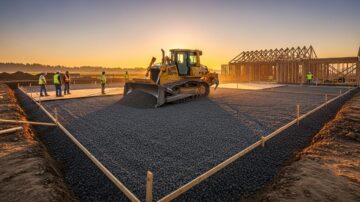 Выравнивание участка фундамент