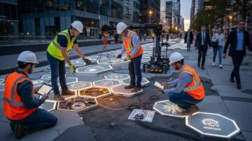 Устройство технического тротуара