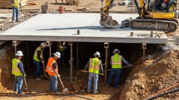 Разработка грунта под плиту