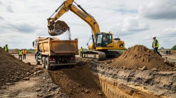 Вывоз грунта при строительстве