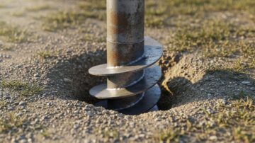 Винтовой фундамент