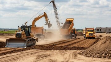 Выравнивание участка строительство