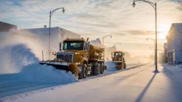 Вывоз снега техникой