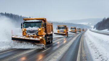 Вывоз снега самосвалами