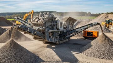 Устройство щебеночного основания