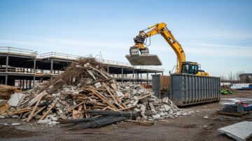 Вывоз мусора после строительства