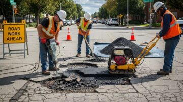 Ямочный ремонт улиц