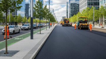 Благоустройство городских дорог
