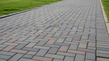 Устройство покрытия тротуаров