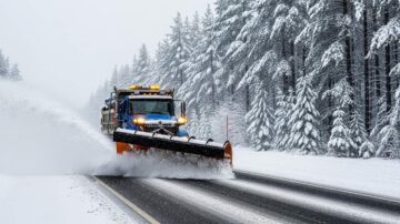 Уборка снега техникой