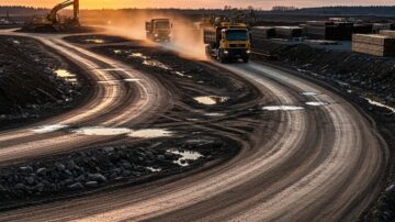 Временные грузовые дороги