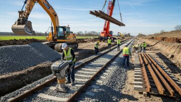 Строительство железных дорог