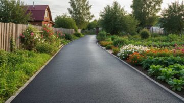 Укладка асфальта на даче