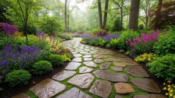 Строительство дорожек из камня