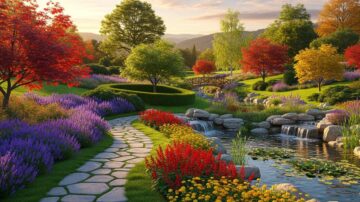 Элементы благоустройства сквера