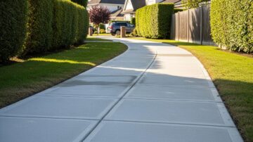 Мощение тротуарных дорожек